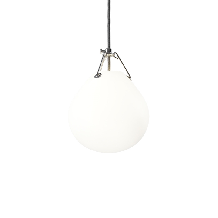 Moser hanglamp Ø185, mat wit opaal