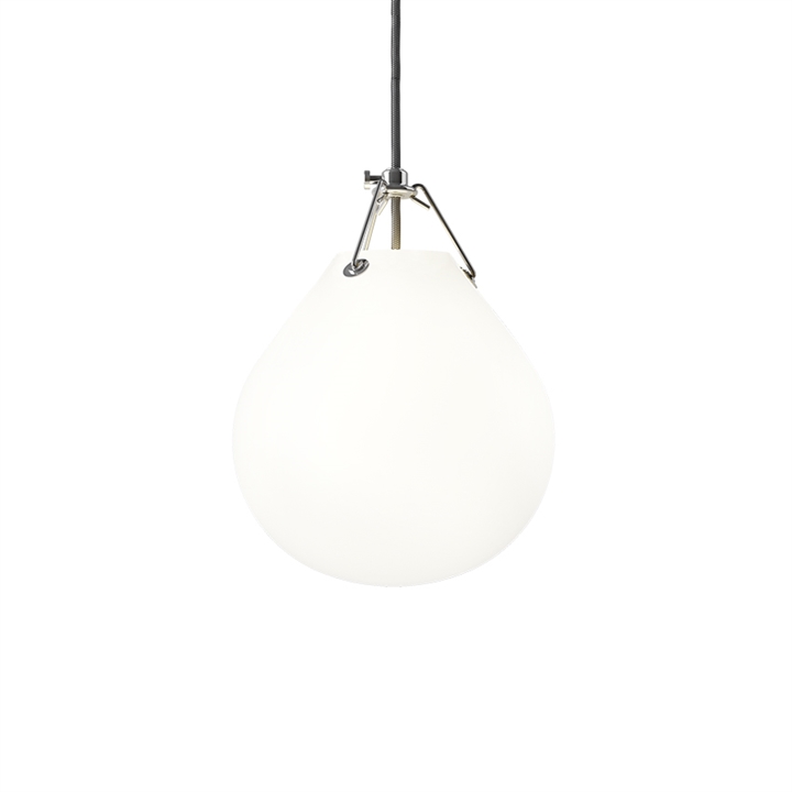 Moser hanglamp Ø205, mat wit opaal