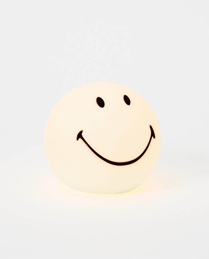 Mr Maria Smiley Bundle of Light kinderlamp, zwart/wit