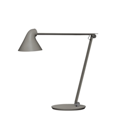 NJP tafellamp met voet, donker alu grijs