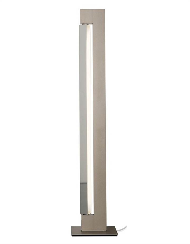 Ara Led vloerlamp, pearl/glans