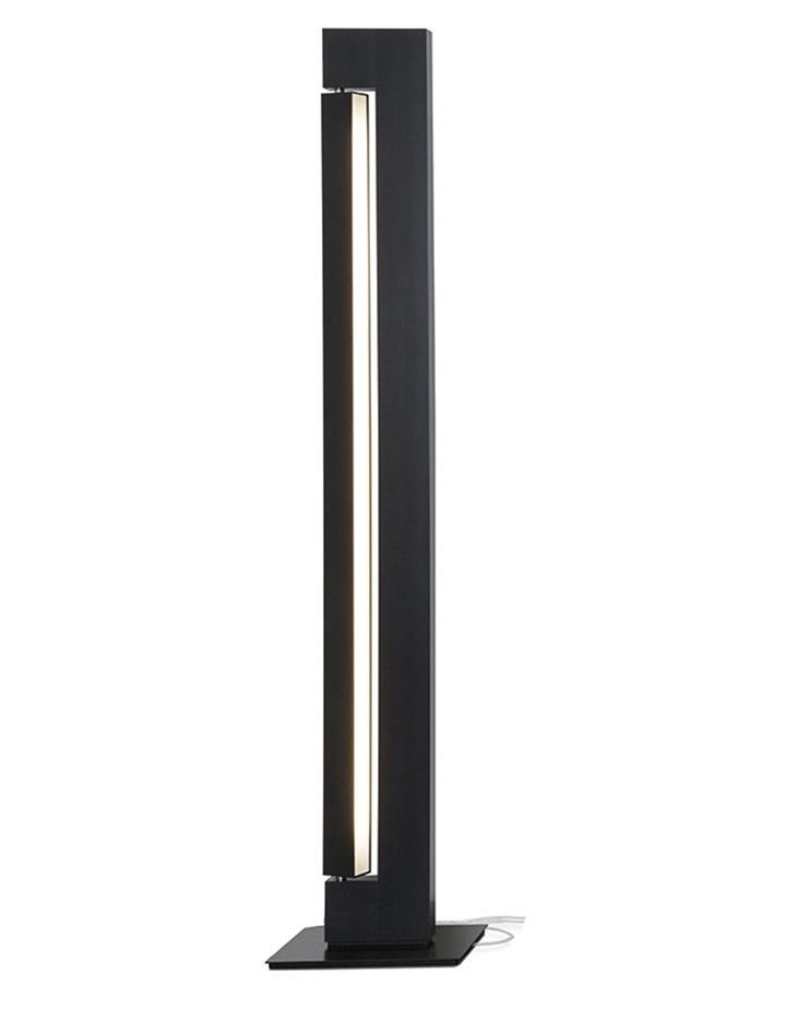 Ara vloerlamp DTW, gepolijst antraciet