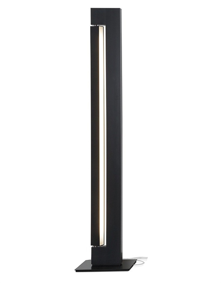 Ara Led vloerlamp, gepolijst antraciet