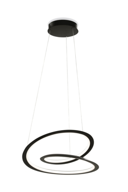 Kepler minor up hanglamp, zwart