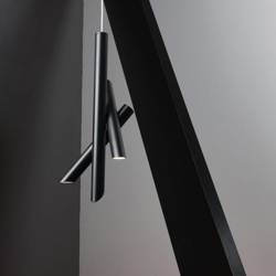 Tubes 3 hanglamp, zwart