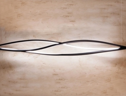 In the wind horizontal pendel, zwart