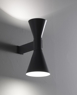 Applique de Marseille Mini wandlamp, zwart