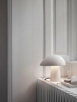 Night Owl tafellamp, Smokey White