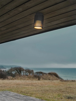 Aludra buitenplafondlamp, seaside antraciet
