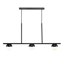 Contina 3-Spot hanglamp, zwart
