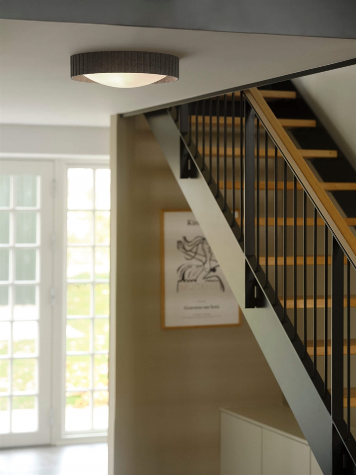 Corato 40 plafondlamp, grijs