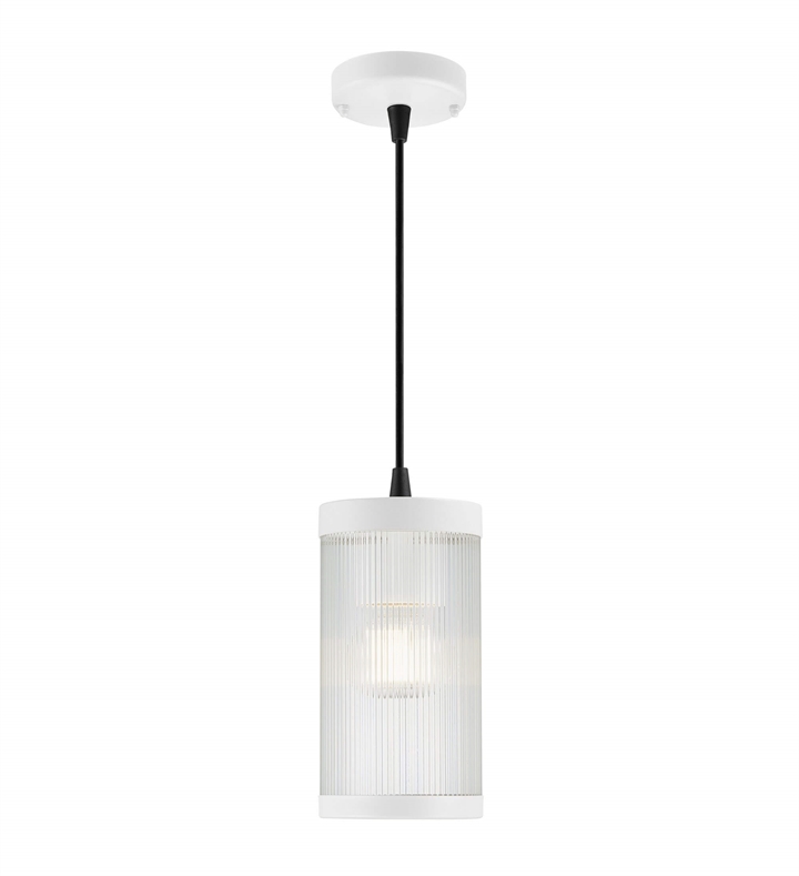 Coupar buiten hanglamp, wit