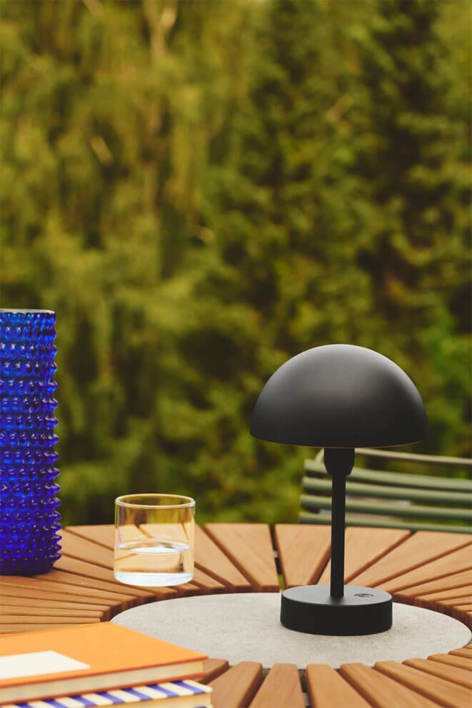 Ellen To-Go batterijlamp / tafellamp, zwart