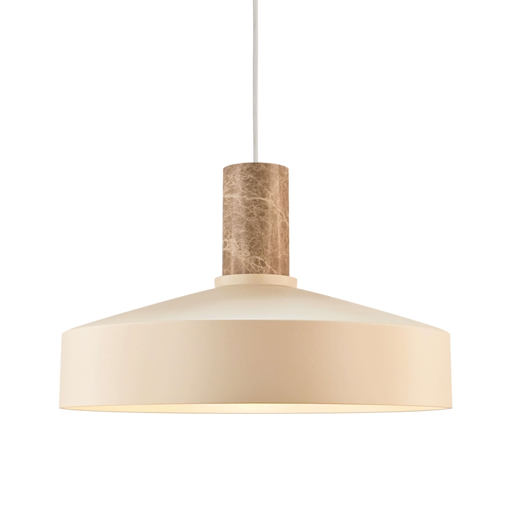 Elvas marble hanglamp, beige