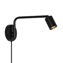 Explore Long wandlamp, zwart