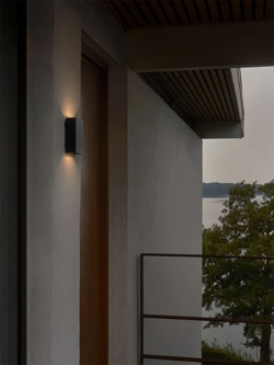 Fold 10 buiten wandlamp LED, seaside zwart