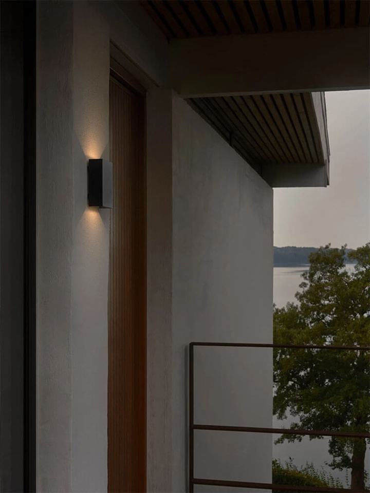 Fold 10 buiten wandlamp LED, seaside zwart