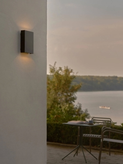 Fold 15 buiten wandlamp LED, seaside zwart