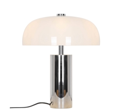 Gabrielle tafellamp, chroom