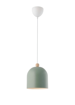 Gaston hanglamp, stoffig groen