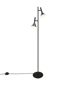 Kelvis vloerlamp, zwart