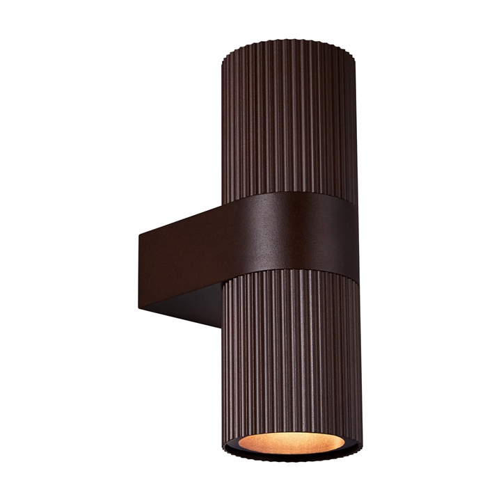 Kyklop Ripple buiten wandlamp, roest