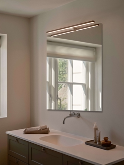 Marlee 80 wandlamp/spiegelverlichting, zwart