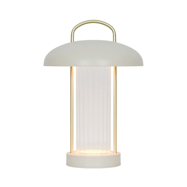 Mirano Portable batterij-/ tafellamp, beige