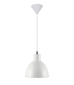 Pop hanglamp E27, wit