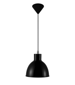 Pop hanglamp E27, zwart