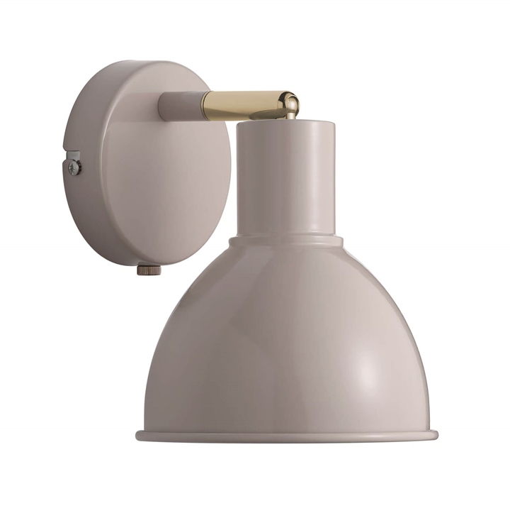 Pop wandlamp E27, wit