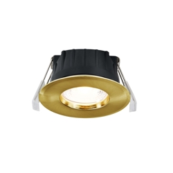 Rosalee inbouwspot, messing