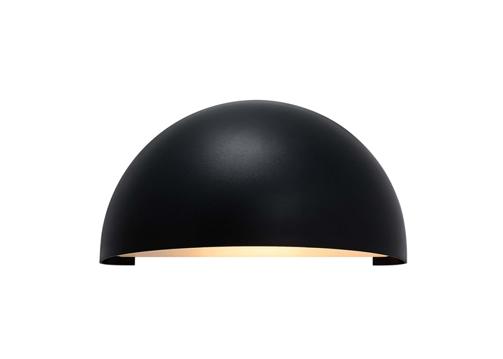 Scorpius buiten wandlamp, zwart kunststof