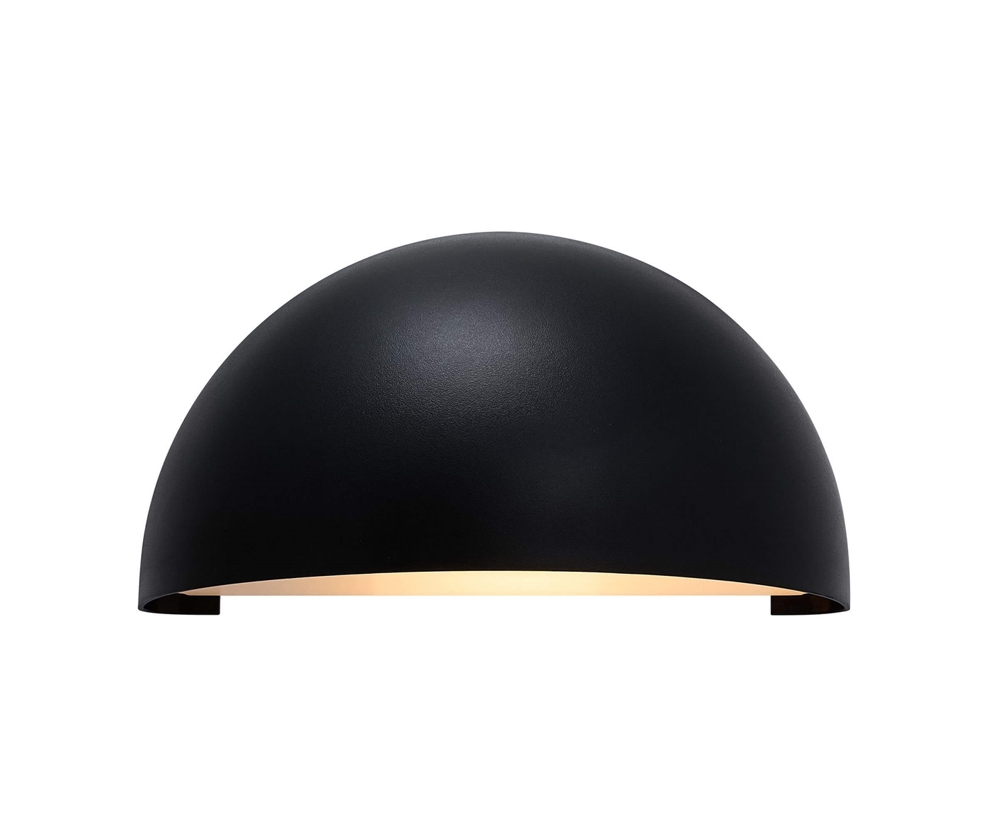 Scorpius Maxi buiten wandlamp, zwart kunststof