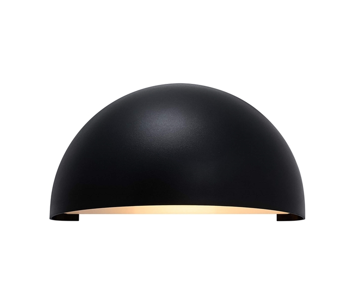 Scorpius Maxi buiten wandlamp, zwart kunststof