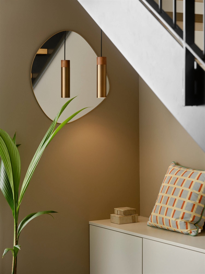 Tilo hanglamp, gebronsd messing