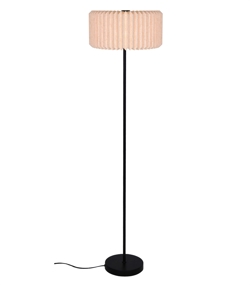 Vivienne vloerlamp, naturel/zwart