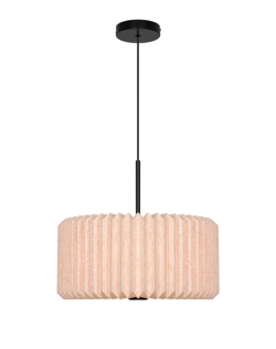 Vivienne 40 hanglamp, naturel/zwart
