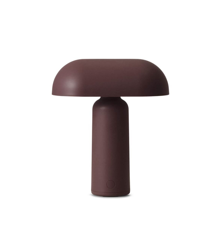 Porta batterijlamp / tafellamp, bruin