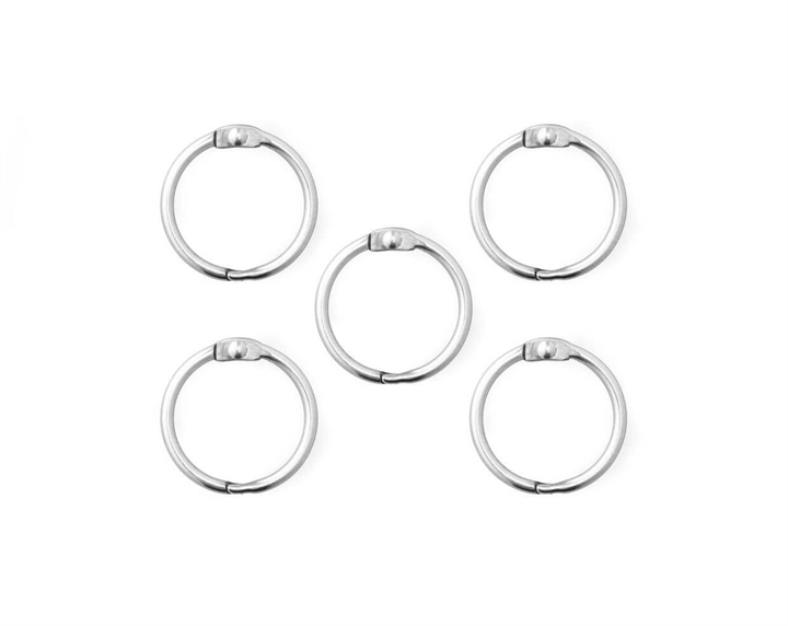 Reb lamp bevestigingsringen (5 stuks), roestvrij staal