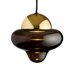Nutty hanglamp, bruin/goud