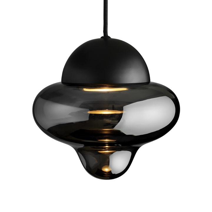 Nutty hanglamp, smoke/zwart