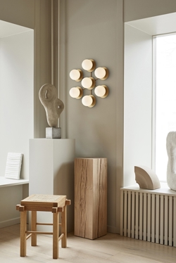 Liila Star wandlamp / plafondlamp, nordic goud/opal