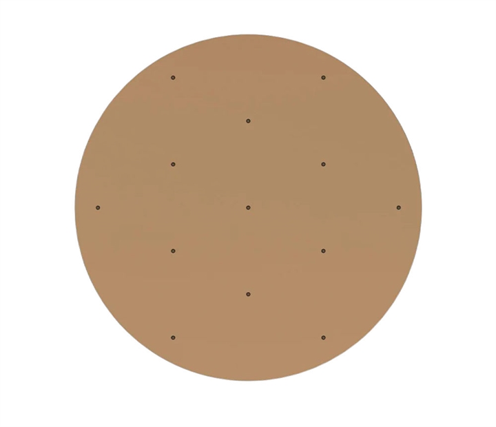 Nuura baldakijn voor 13 pendels, nordic goud