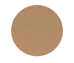 Nuura baldakijn voor 13 pendels, nordic goud