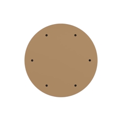 Nuura baldakijn voor 6 hanglampen, nordic goud