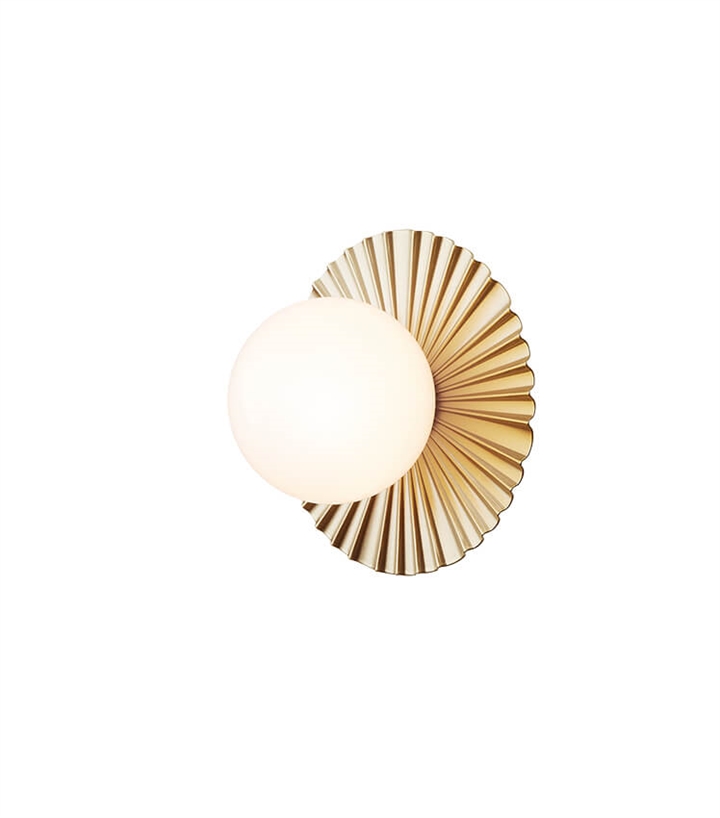 Liila Muuse wandlamp / plafondlamp small, Nordic goud/opal