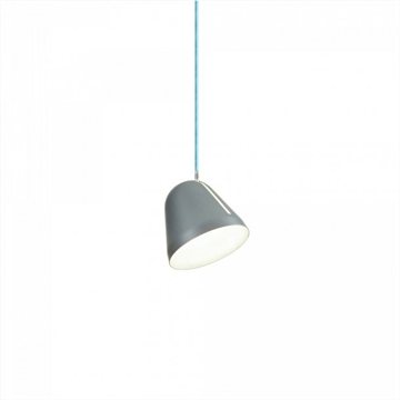 Tilt S hanglamp Ø18, grijs/blauw