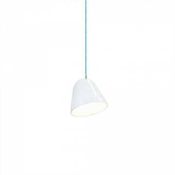Tilt S hanglamp Ø18, wit/blauw