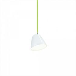 Tilt S hanglamp Ø18, wit/groen